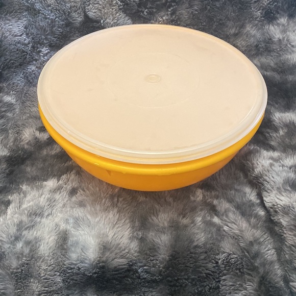 Tupperware Other - TUPPERWARE | Large Fix-N-Mix Bowl 
Orange with Lid